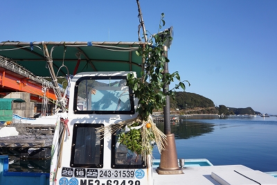 浦村町今浦の正月飾り(船飾り)2