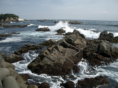 国崎町の海岸風景1