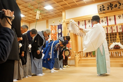 相差町神明神社祭礼獅子舞14